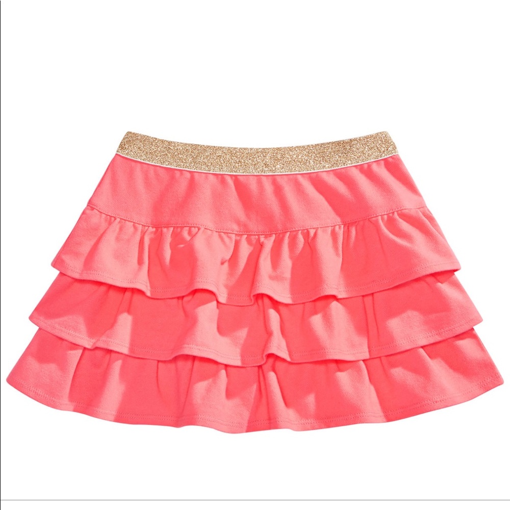 Epic Threads Tiered Skirt - Coral